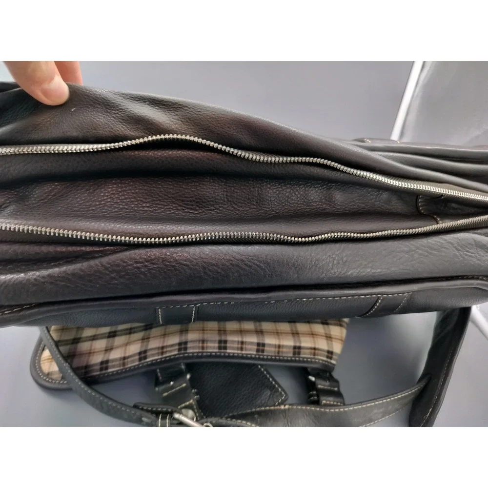 Levenger Brown Leather Briefcase